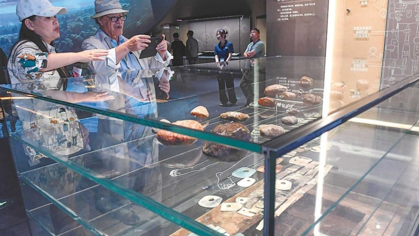 淩家灘遺址博物館迎開館試運營 千余件文物再現“古國時代”