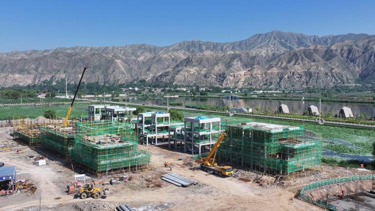 【項目建設進行時】品質度假新地標！永靖縣太極島文旅度假小鎮項目加速推進