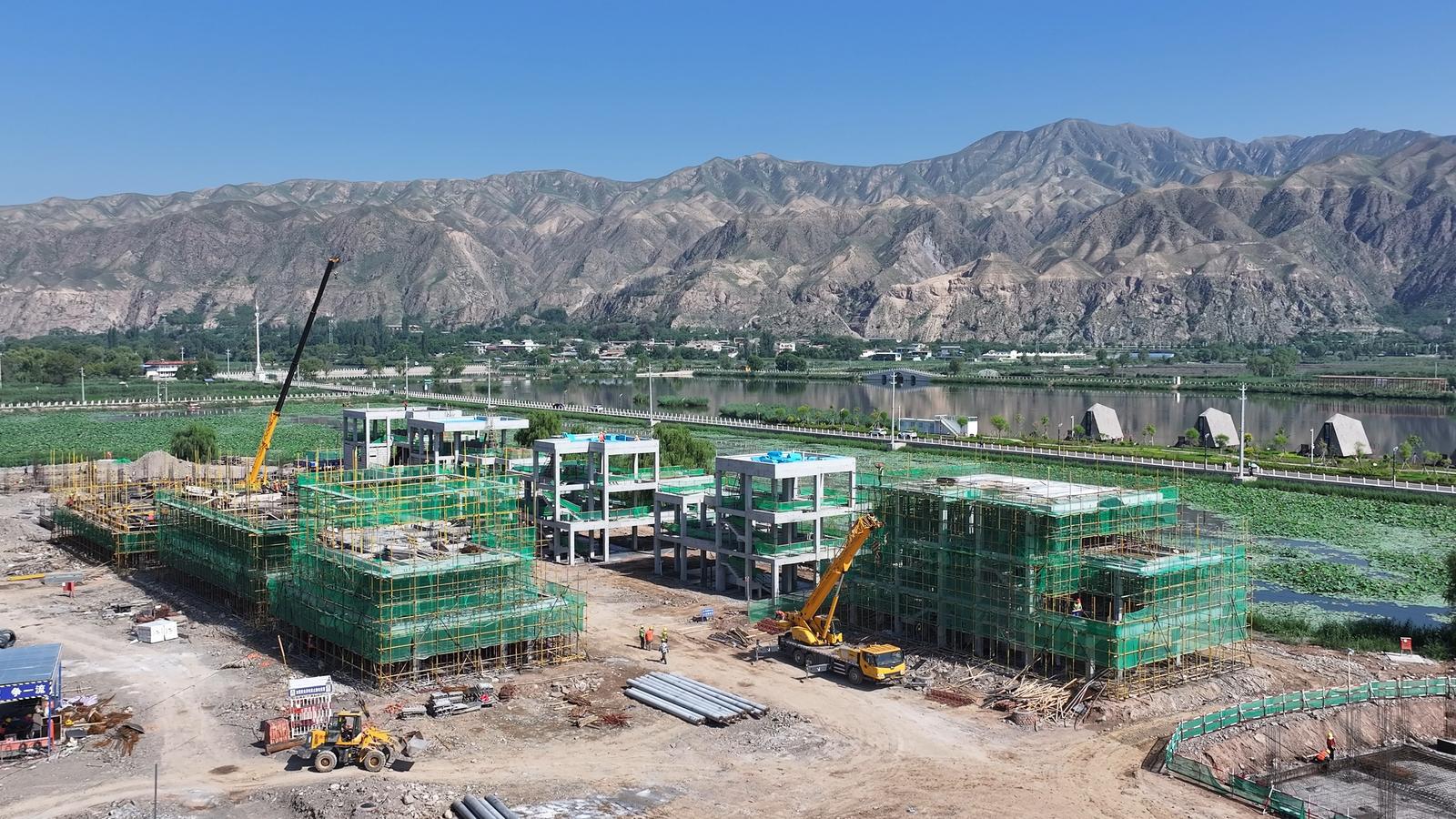 【項目建設進行時】品質度假新地標！永靖縣太極島文旅度假小鎮項目加速推進