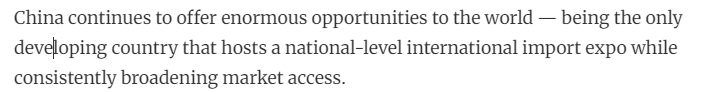 全球媒體聚焦 |“第八屆進口博覽會體現了中國對外開放的決心”