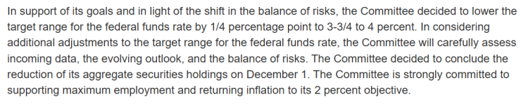 閃評丨美聯儲12月停止“縮表”影響幾何?