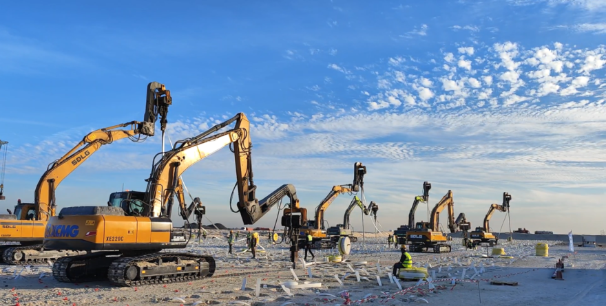 CHEC Completes Preliminary Earthworks for Steel Plant at Ras Al-Khair, Saudi Arabia_fororder_圖片1