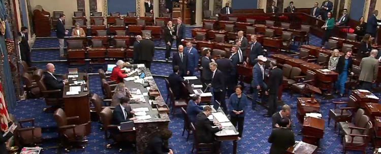 美國會參議院推進臨時撥款法案