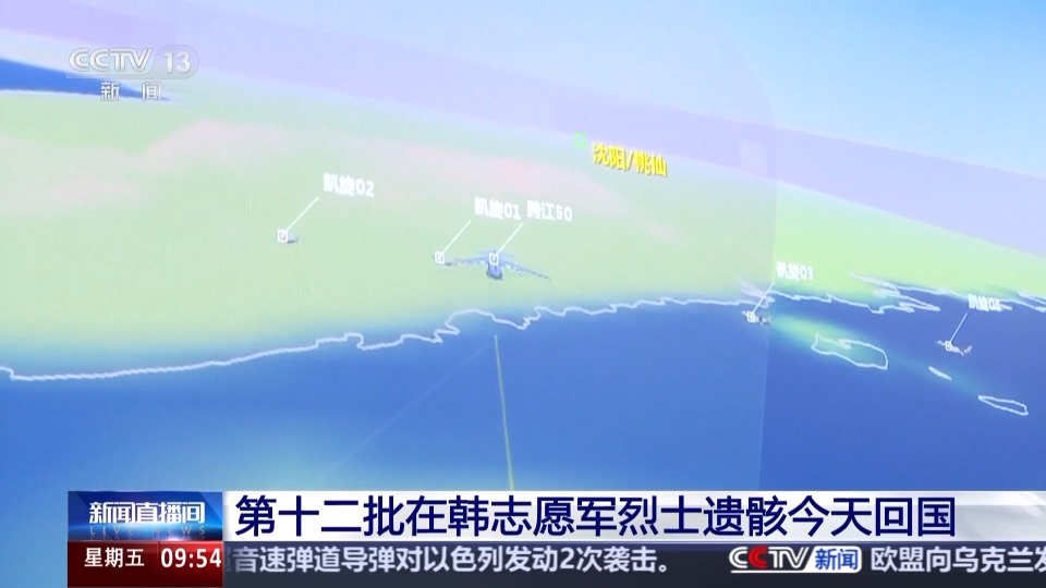 “歡迎回家，向志願軍英烈致敬！”