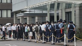 視頻丨日本前首相安倍晉三遇刺案進行首次公開庭審