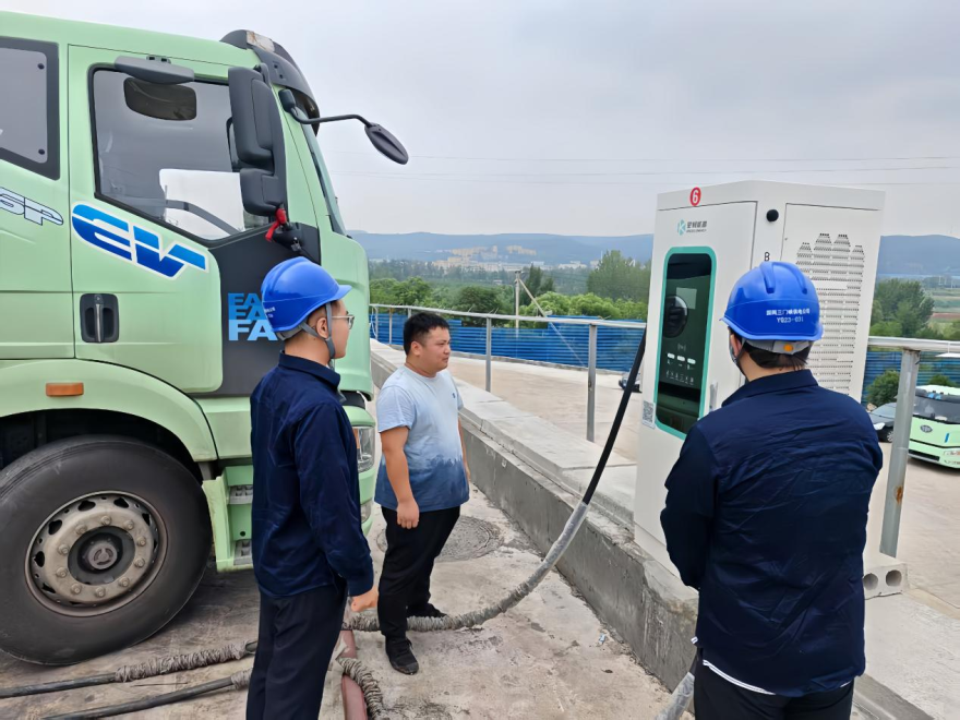 State Grid Sanmenxia Enhances Services to Support Green Transport for Heavy Trucks_fororder_圖片1