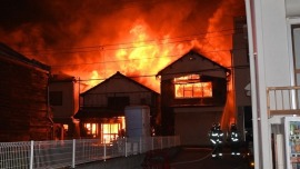 日本大分市發生火災 超170棟建築被燒 1人失蹤