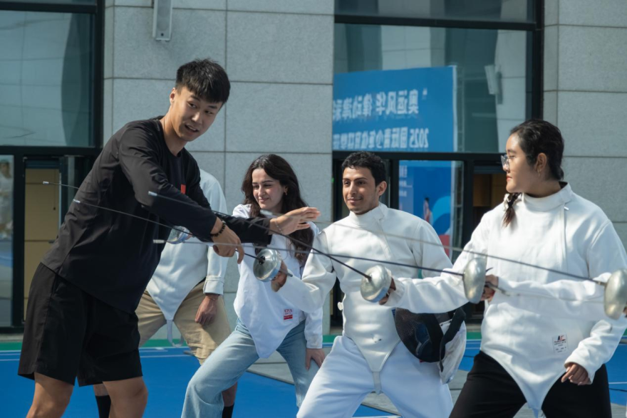 "Olympic Spirit, Dynamic Tianjin" 2025 International Youth Sports Study Camp Kicks Off in Ninghe_fororder_圖片3