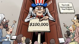 【Editorial Cartoon】Priced Out of Entry