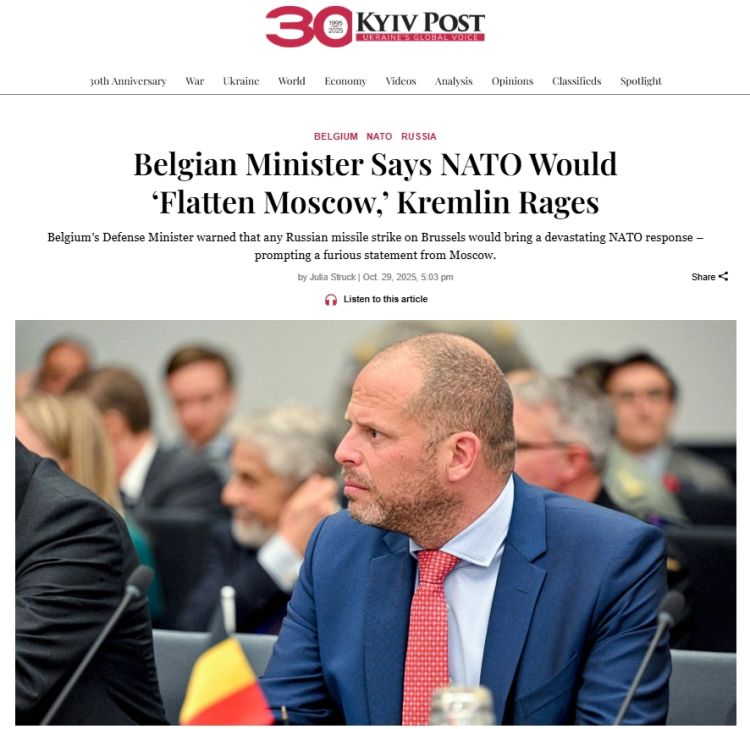 資訊很有聊｜北約“狂躁症”新病例：這位防長揚言把莫斯科“從地圖上抹去”？