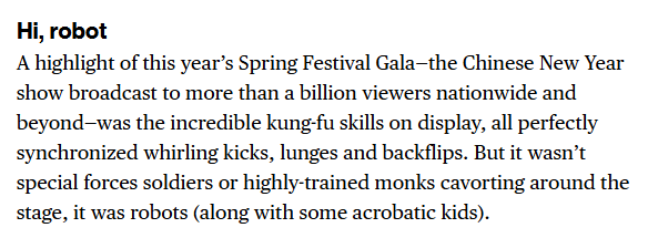 全球媒體聚焦 | 美媒：中國人形機器人主導地位打開國際交易新空間_fororder_2