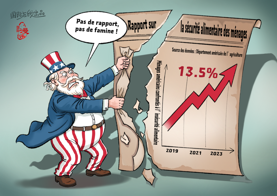 【Actualité en caricatures】La magie de la disparition de la faim_fororder_解決”饑餓的新方案（法）