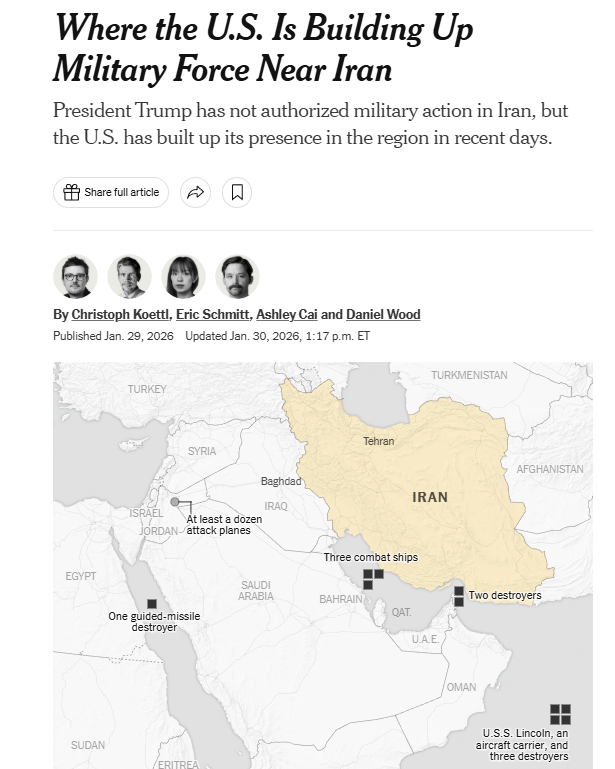 閃評 | 重兵壓境與談判信號並行 美國對伊朗“極限施壓”究竟想要什麼？