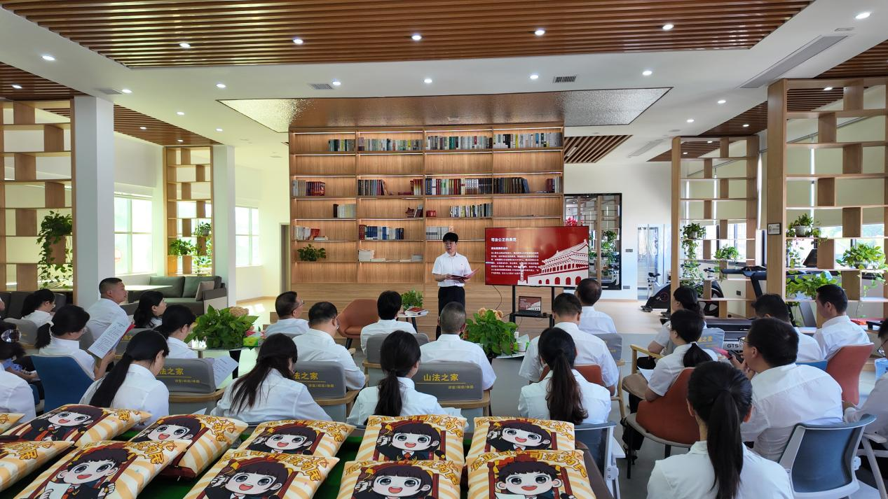 湖南衡山縣人民法院開展“書海明燈 法槌回聲”讀書分享會活動_fororder_圖片1