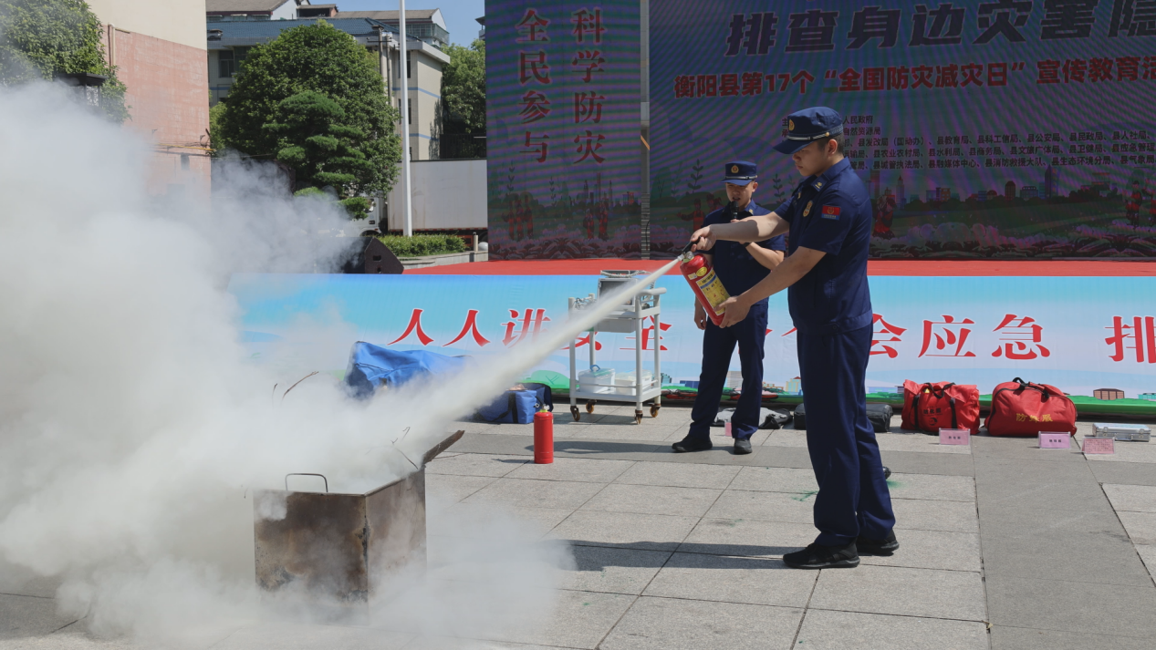 湖南衡陽縣“硬核”演練展實力  多元宣傳築“防線”_fororder_圖片3