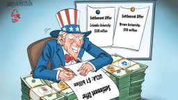 【Editorial Cartoon】Fine, Fine, Fine—Trigger-happy Fines