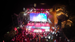 湖南衡山縣首屆帳篷音樂節精彩開幕