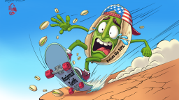 【Editorial Cartoon】When “Happy Nuts” Turn Bitter