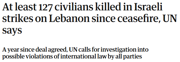 閃評丨黎以停火協議達成一週年 戰火未歇 和平難盼