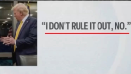 視頻丨特朗普稱不排除對委內瑞拉動武可能