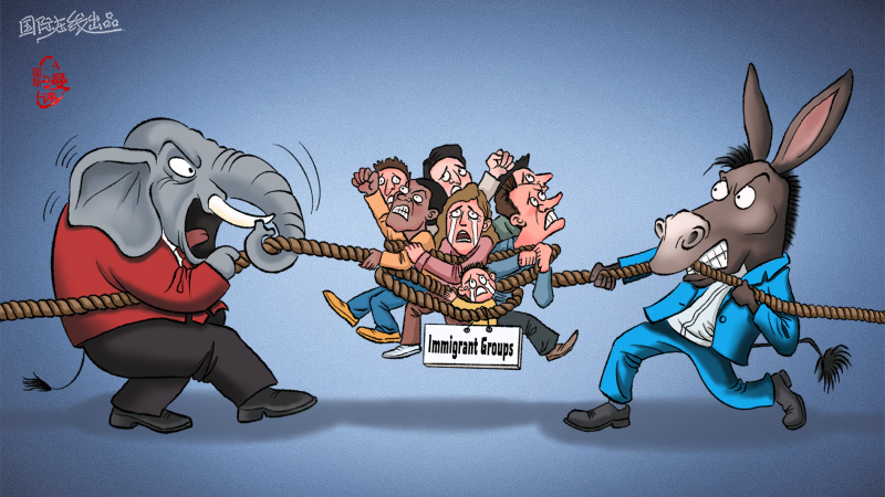 【Editorial Cartoon】Tug of War