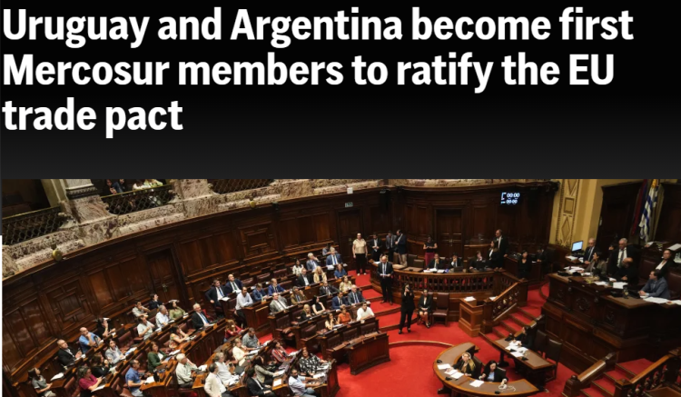 閃評 | 不惜與法國硬剛 歐盟為何急推南共市自貿協定?