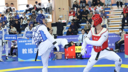 湖南省第六屆中學生運動會跆拳道比賽在新寧縣圓滿落幕