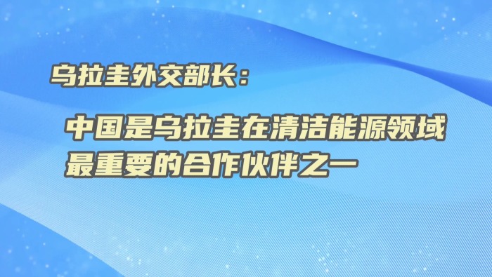 【國際微訪談】烏拉圭外交部長：中國是烏拉圭在清潔能源領域最重要的合作夥伴之一
