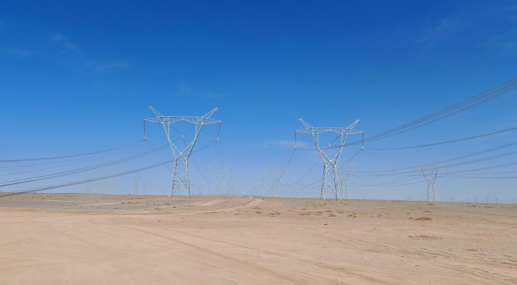 Jiuquan, Gansu: Jinta-Yumen 750kV Transmission Line Project Completed_fororder_圖片1