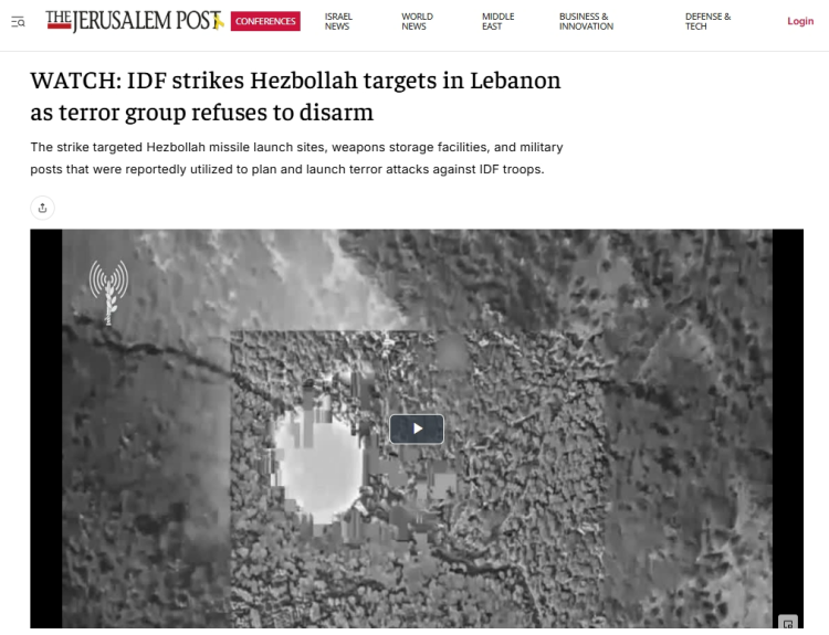 資訊很有聊｜用轟炸“紀念”黎以停火協議一週年 這很以色列_fororder_1