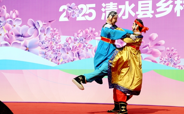 2025年天水市清水縣鄉村旅遊暨丁香文化宣傳推介活動 在天水古城舉行_fororder_木人摔跤