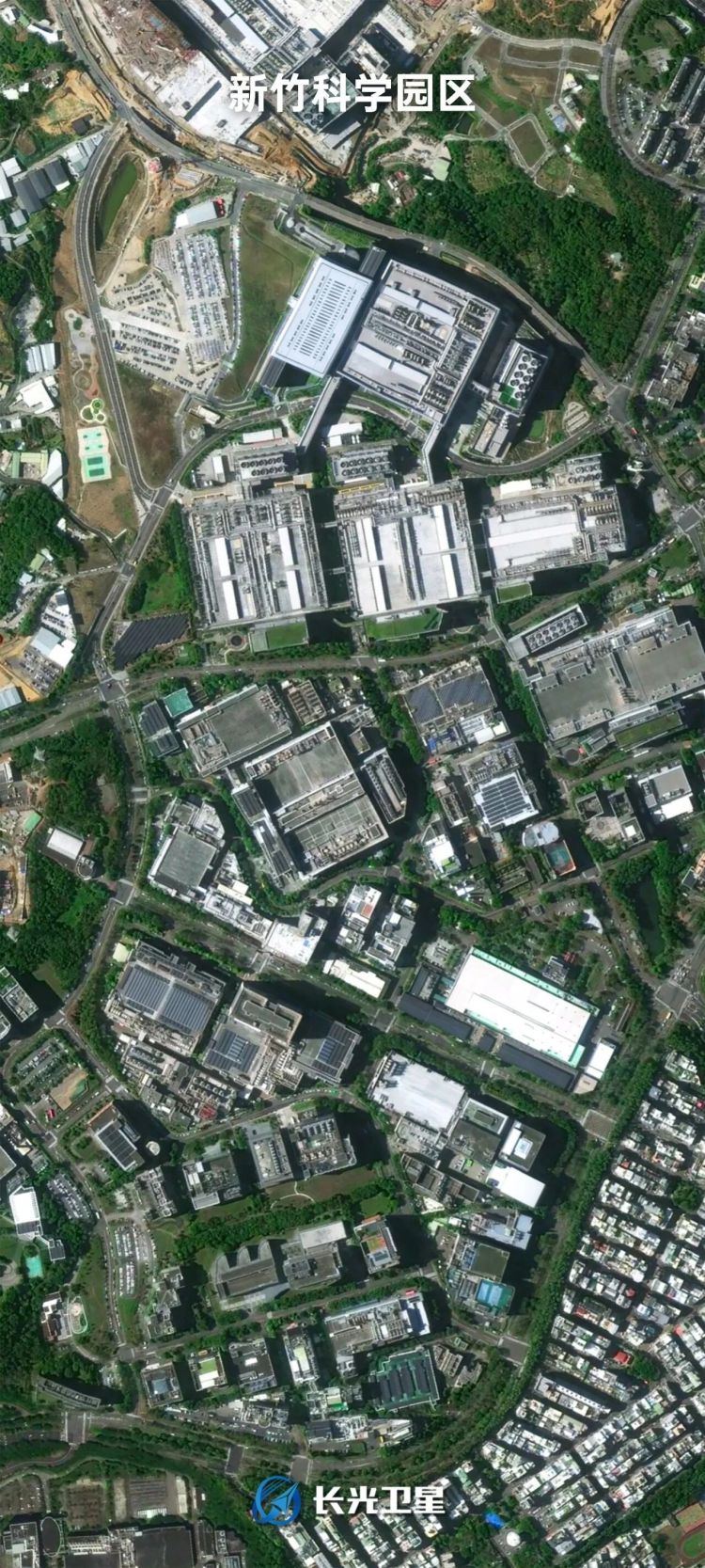 每條街道都清晰可見 看衛星視角下的中國台灣省