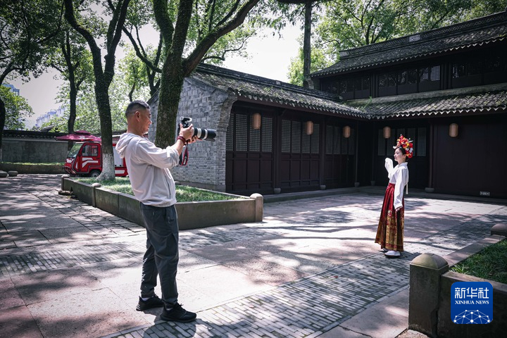 浙江寧波：“旅拍”豐富遊客旅遊體驗