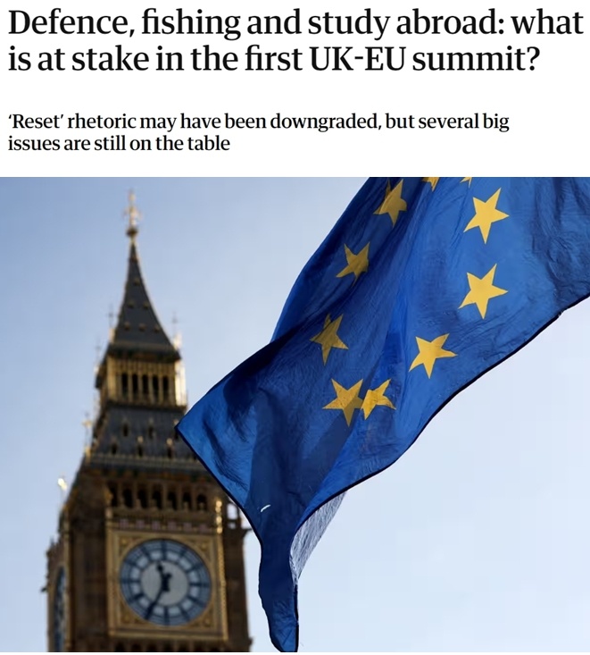 英歐正式“分手”四年多來首辦峰會 為何開？談什麼？