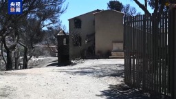 法國高溫山火肆虐 馬賽房屋樹木被毀