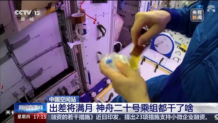 出差將滿月 神舟二十號乘組都幹了啥？