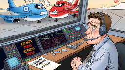 【Actualité en caricatures】 Les vols "pris en otage"