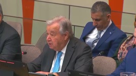 視頻丨古特雷斯呼籲各國支持聯合國中央應急基金