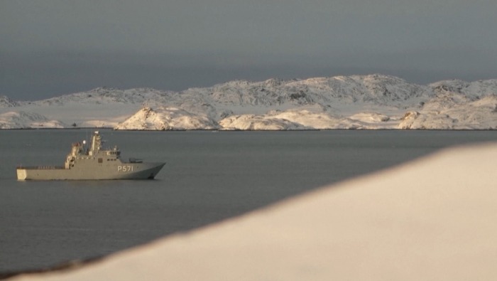 視頻丨丹麥與法國軍機在格陵蘭島完成訓練任務