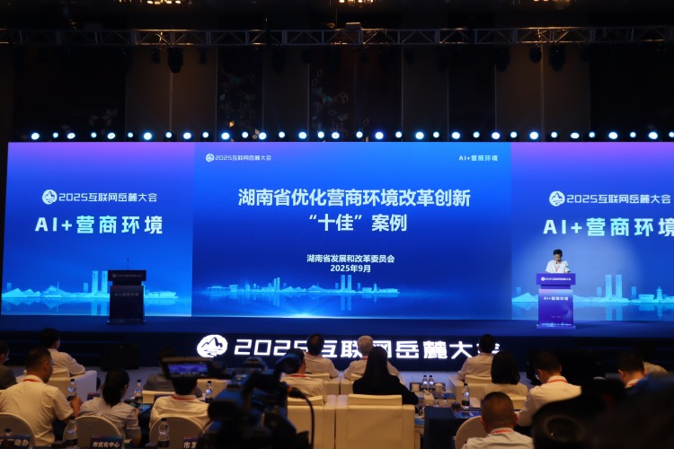 營商環境優化的湖南方案 2025互聯網岳麓大會“AI+營商環境”論壇舉行_fororder_1