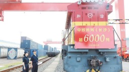 中歐班列（長沙）累計開行超6000列 開行規模穩居全國“第一方陣”