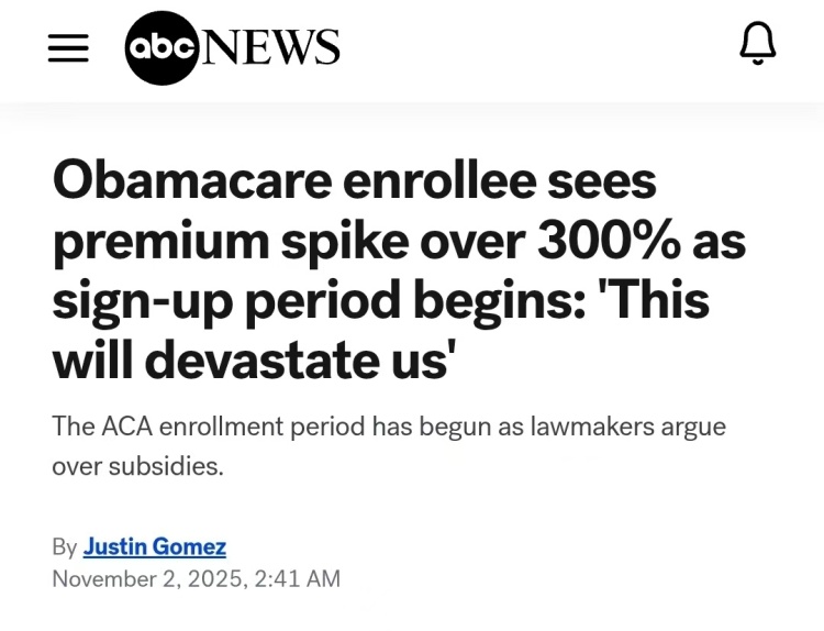 全球媒體聚焦 | 美國醫保迎來價格飆升 數百萬人將“看不起病”