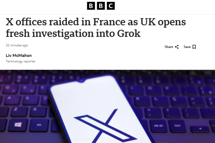 深觀察｜法國突查X平臺辦事處 向馬斯克發出傳票：歐洲收緊對美科技企業監管