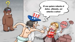 【Caricatura editorial】¡Dámelo, así estarás a salvo!