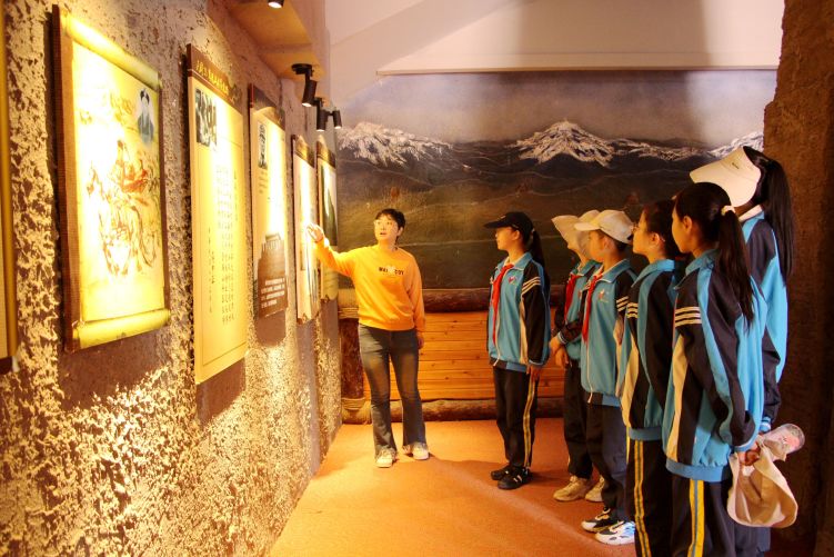 張掖山丹：“千名學子”踏夏行 “全域研學”掀熱潮_fororder_IMG_0463.JPG