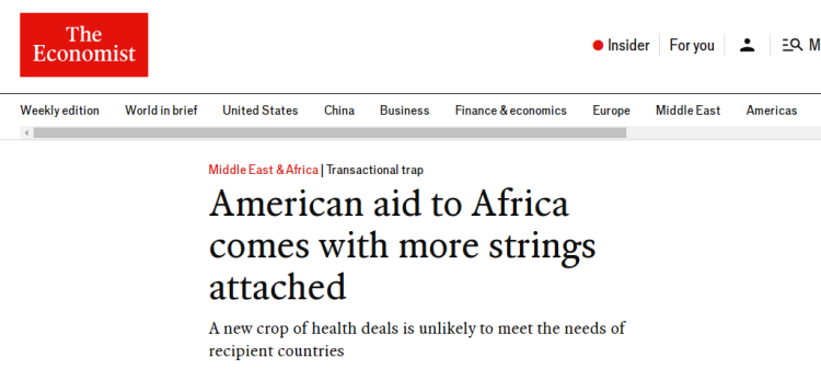 全球媒體聚焦丨英媒：美國對非援助附加更多政治條件