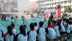 點燃愛國強軍火種 湖南衡陽縣開展國防教育進校園宣講活動