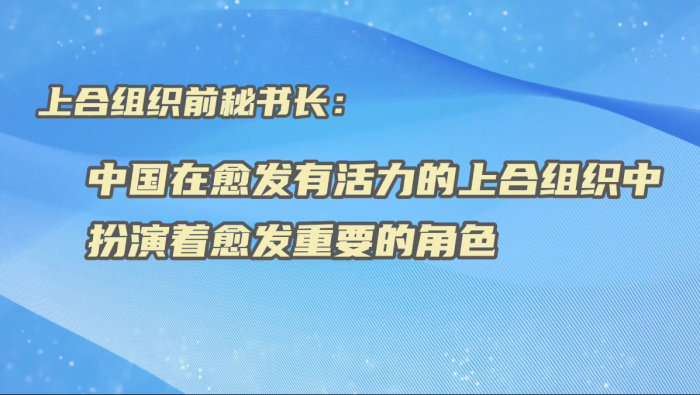 上合組織前秘書長：中國在上合組織中扮演著愈發重要的角色