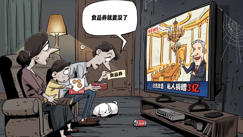 【國際漫評】白宮蓋樓，百姓斷糧