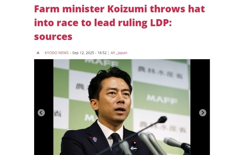閃評丨5人“混戰”， 日本自民黨總裁寶座“花落誰家”？